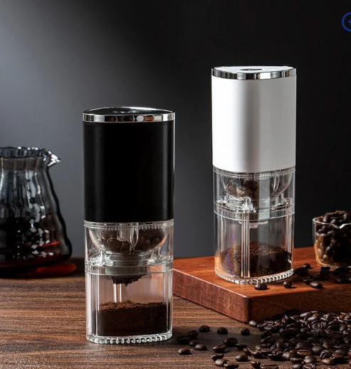 Electric Coffee Grinder Coffee Bean Grinder Cafe Automatic Portable USB Rechargeable Food Crusher For Drip Coffee Kitchen Gadgets