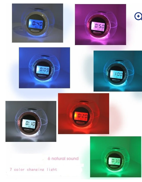 Colorful Natural Sound Alarm Clock